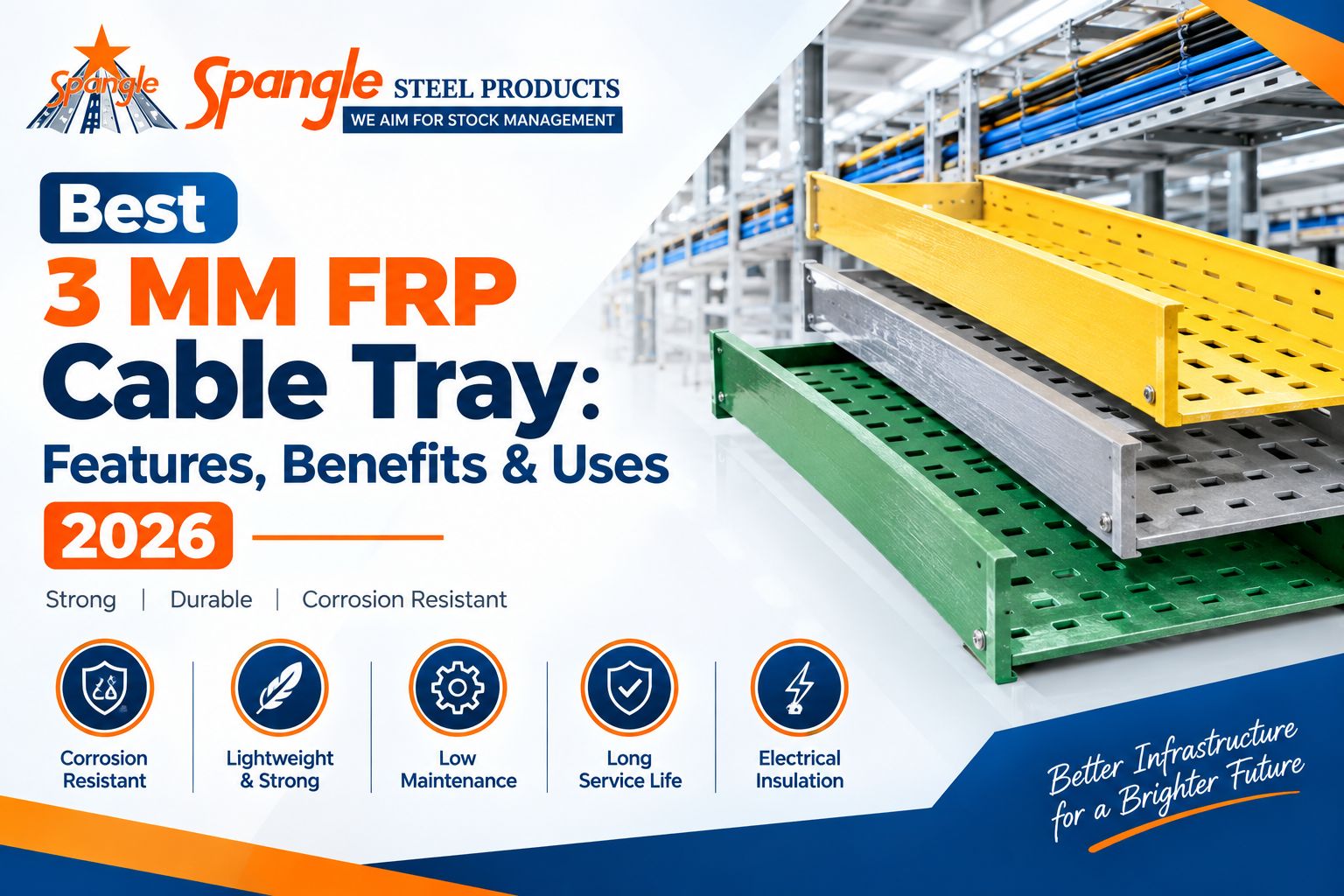 Best 3 MM FRP Cable Tray: Features, Benefits , Uses 2026