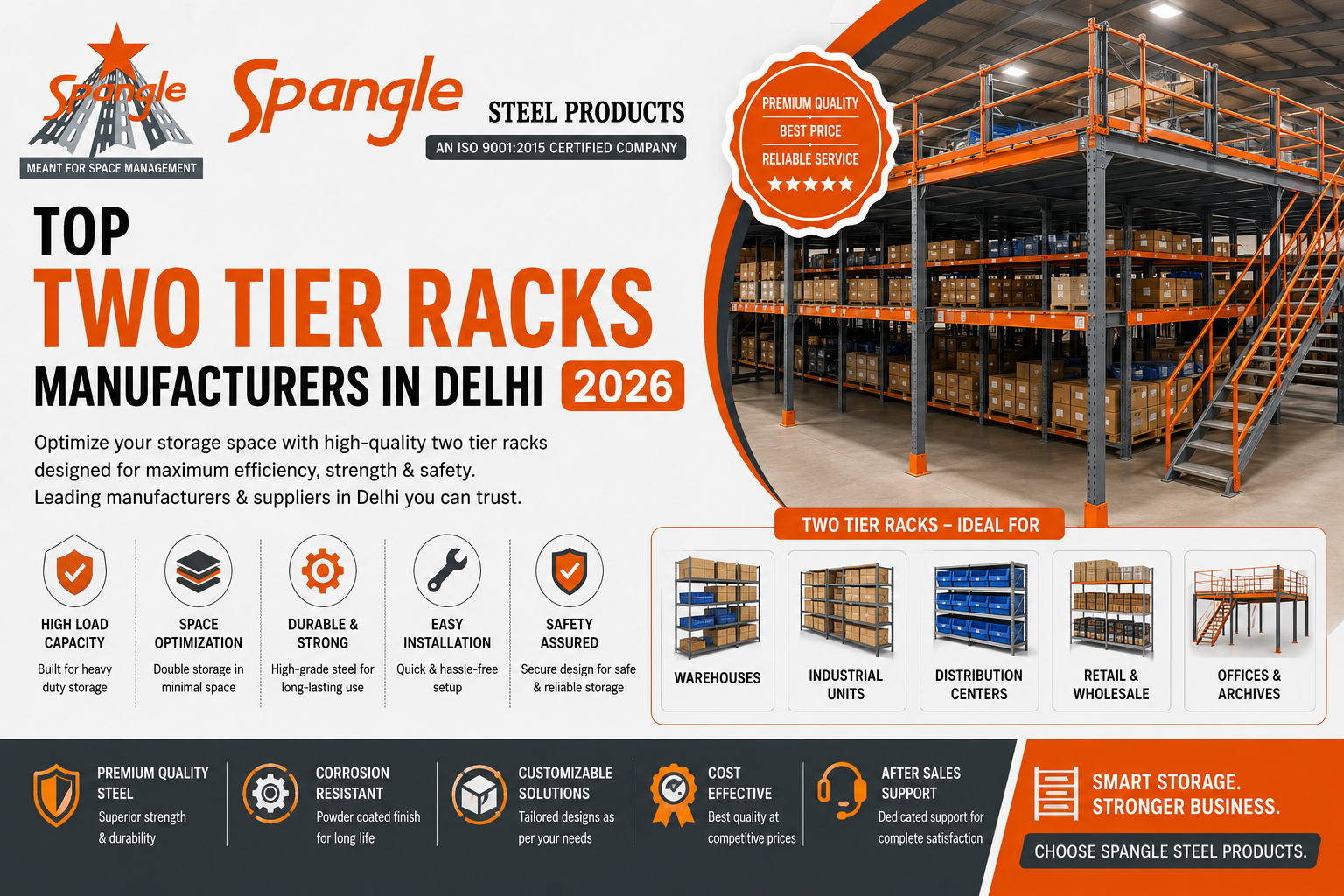 Top Two Tier Racks Manufacturers in Delhi 2026