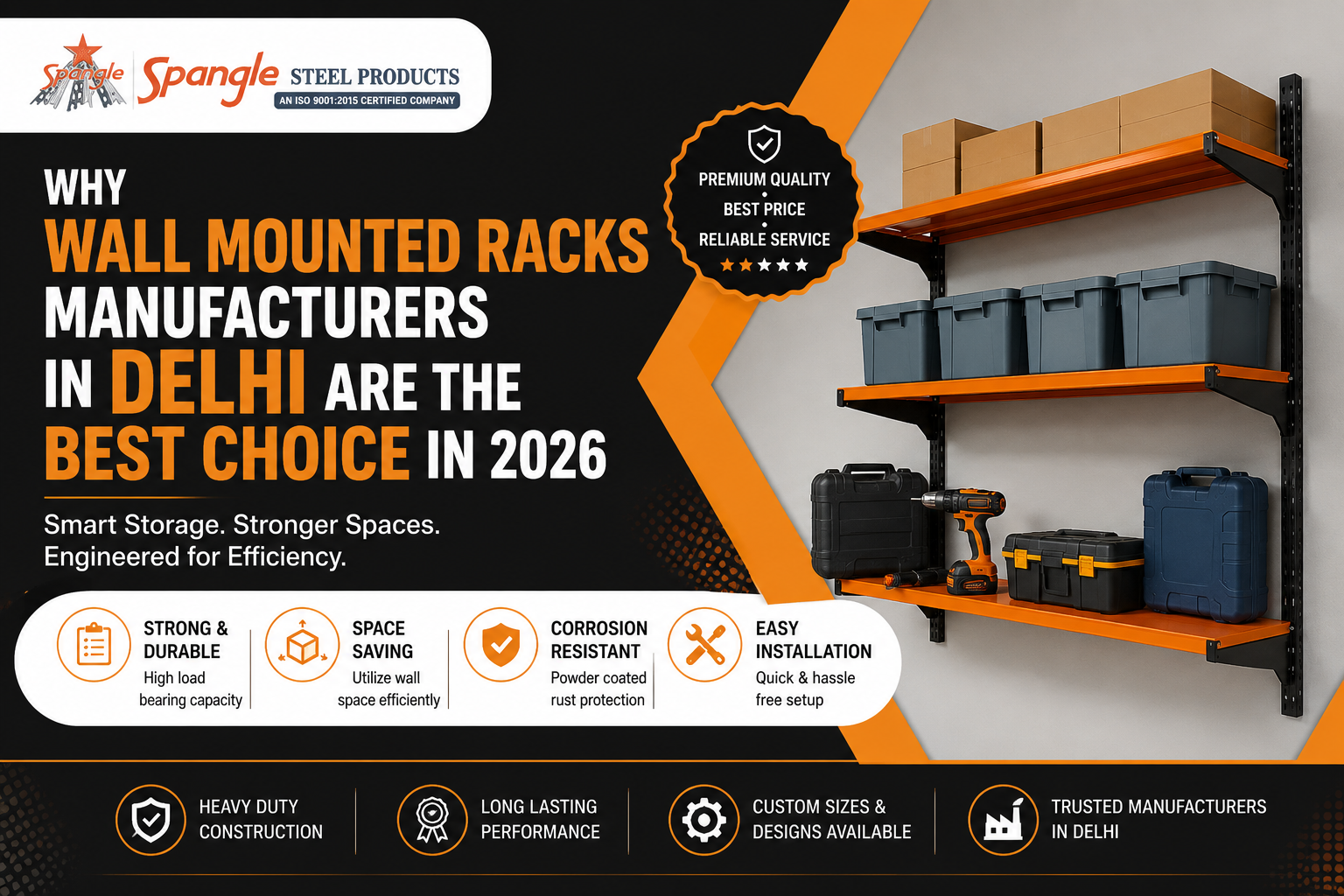 Why Wall Mounted Racks Manufacturers in Delhi Are the Best Choice in 2026